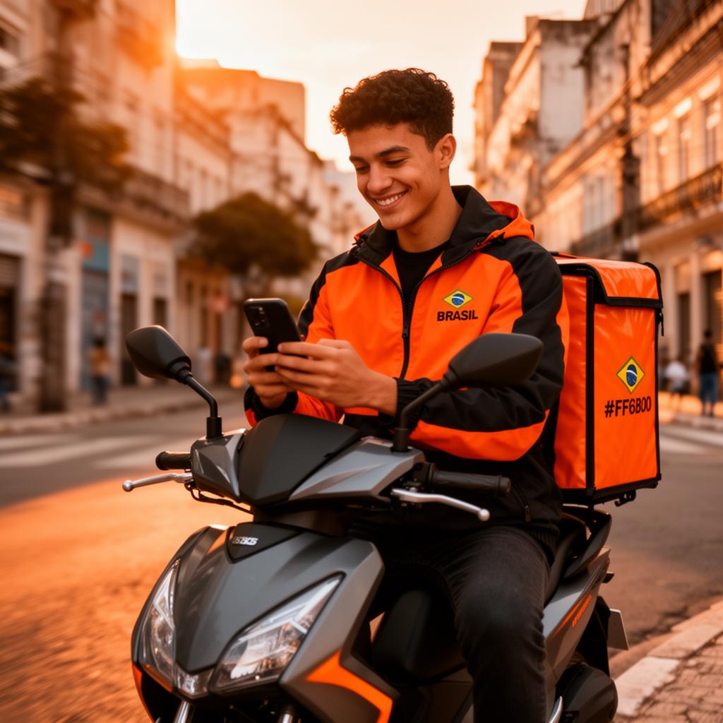 Motoboy usando o Duboy pra ganhar mais